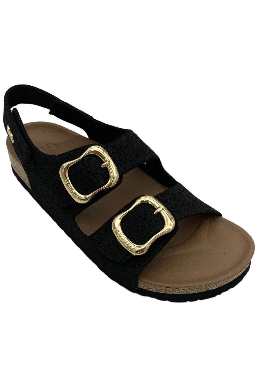 Skechers Women's Arch Fit Granola Special Summer Sandals Black - Medium
